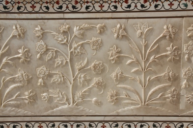 Taj Mahal carved marble