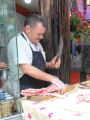 Butchering meat, Iran