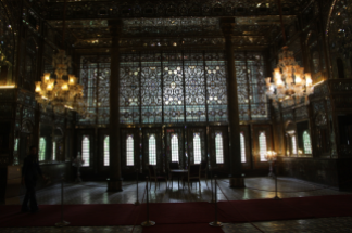 Golestan Palace, wind breaker, main room