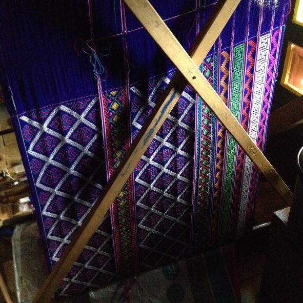 Back of Bhutanese loom