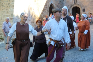Medieval dance display