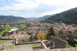 Sisteron, France view from citadel