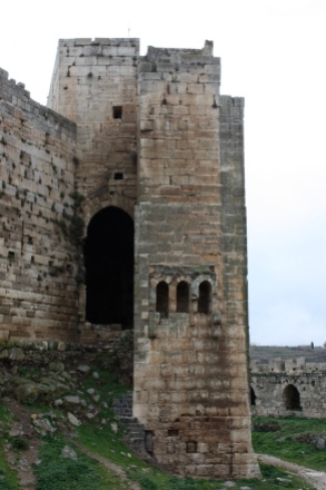 Krak des Chevaliers wall
