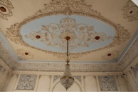 Ferrer Palace ceiling and chandelier