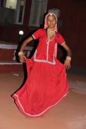 A bhavai dancer