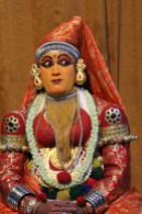 Kathakali dancer—on alert