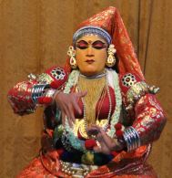Kathakali dancer—no nonsense