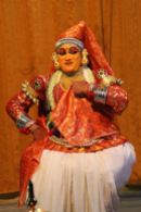 Kathakali dancer—flirting