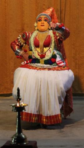 Kathakali dancer—bossy