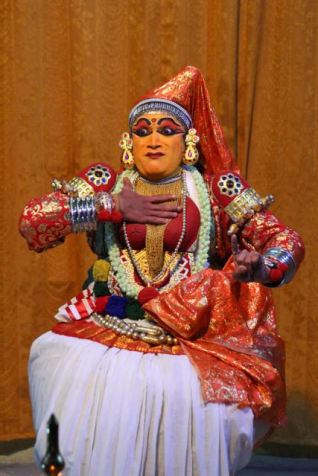 Kathakali dancer—disbelief