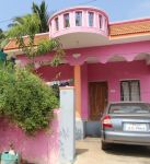 Pink and orange house