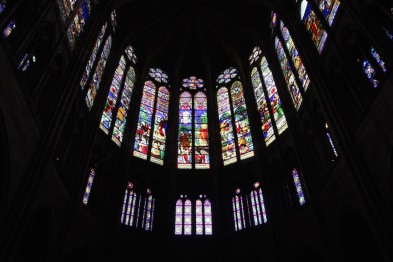 The clerestory windows, Saint-Denis