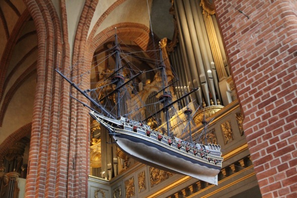 Stockholm Cathedral, sailing ship