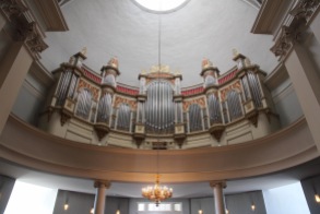 Helsinki Cathedral organ pipes