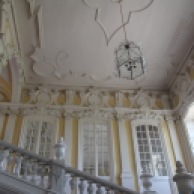 Rundāle Palace, staircase and windows