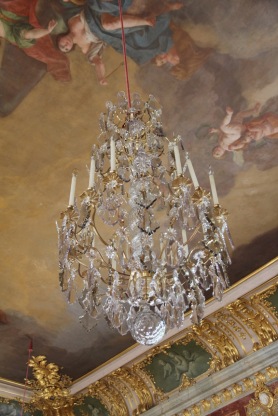 Rundāle Palace, Throne Room chandelier
