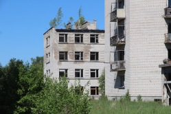 Skrunda-1, Latvia, hotel buildings
