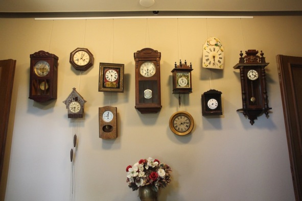Kuldīga Museum, clocks, Latvia