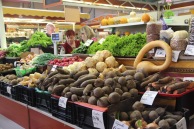 Riga market, vegetables