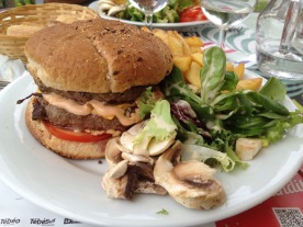 Burger in Brittany