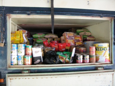 Food storage on truck