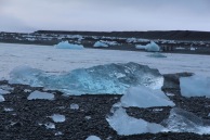 Icebergs on Jökulsárlón lagoon