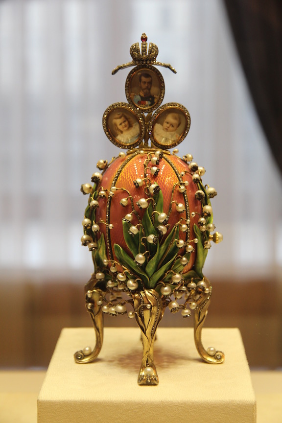 Lilies of the Valley Imperial egg (1898), Fabergé Museum