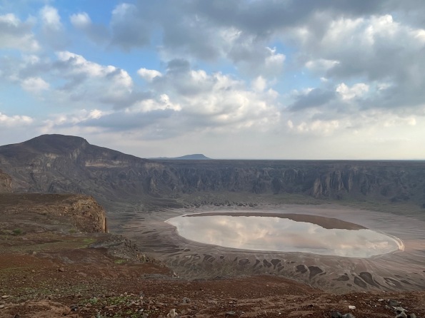 Wahba Crater in shade